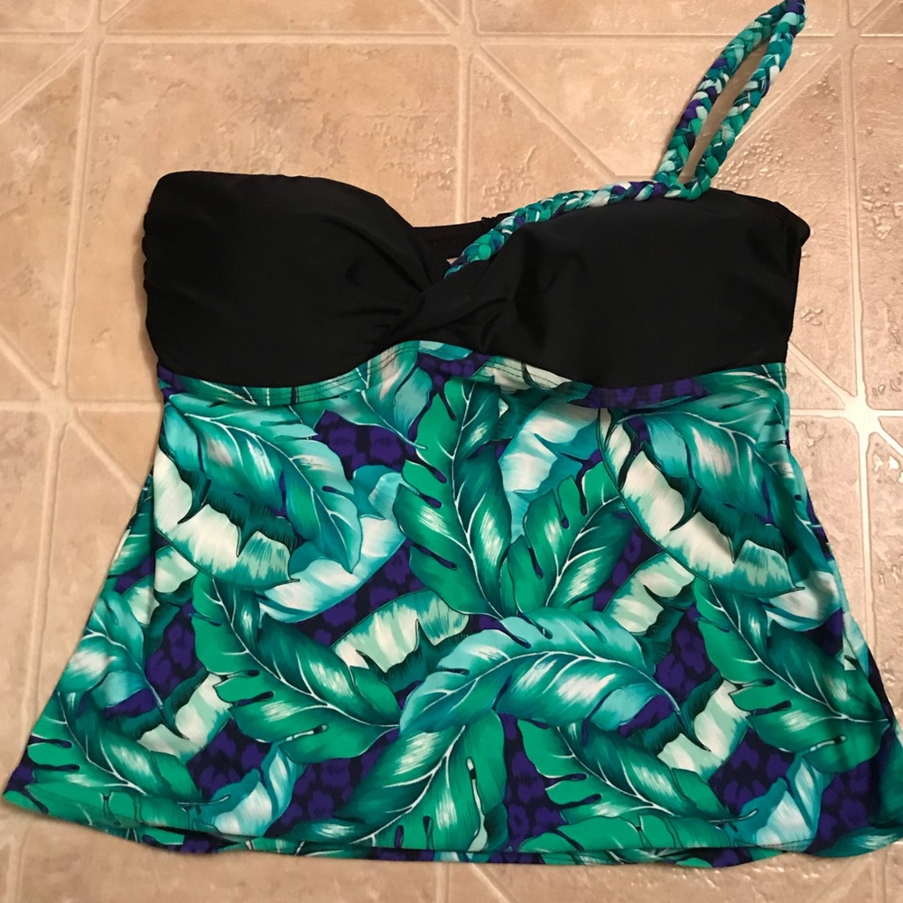 GEORGE BRAIDED STRAP SWIM TOP